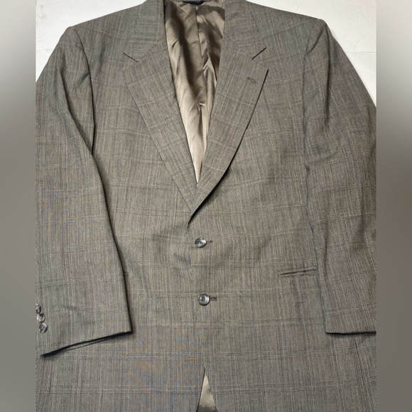 Allyn Saint George Suit Gray Wool Jacket Pants Vintage